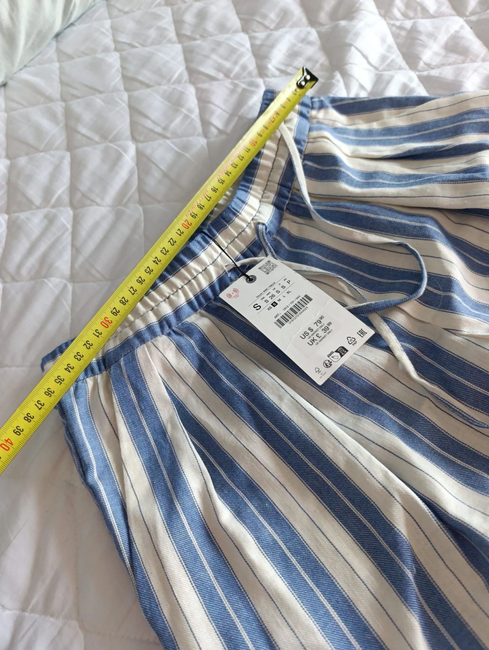 Pantalón Zara pijamero de rayas talla S  – photo 11